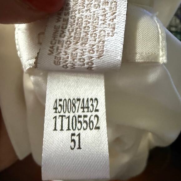 Chico’s Women's Open Front Blazer Jacket Cream 3/4 Sleeve Lightweight Size 0 - Picture 7 of 7